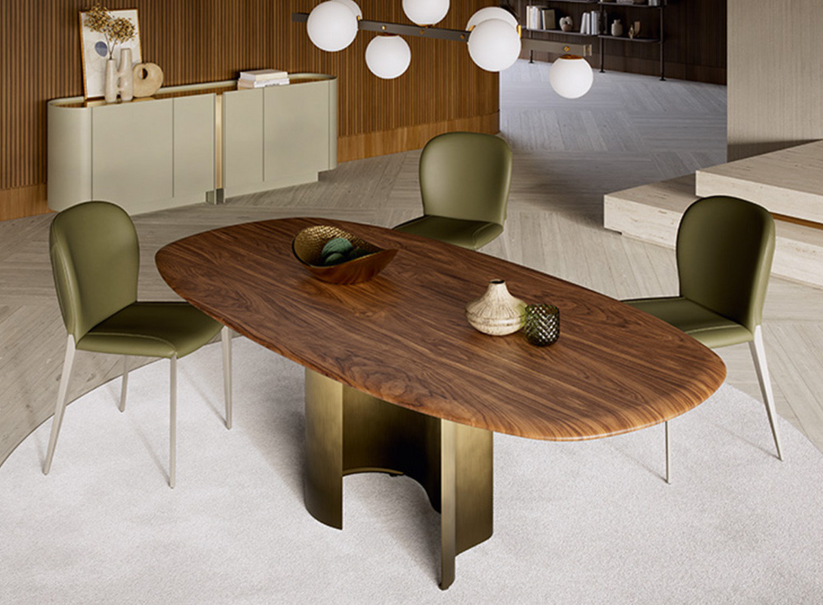Papelito Wood Dining Table by Cattelan Italia