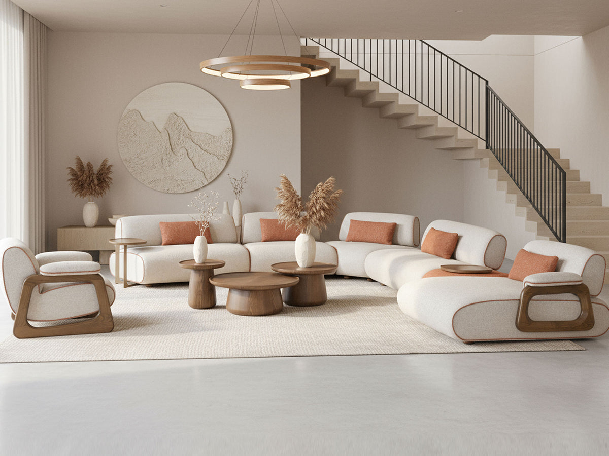 Bianca Corner Sofa Pouf