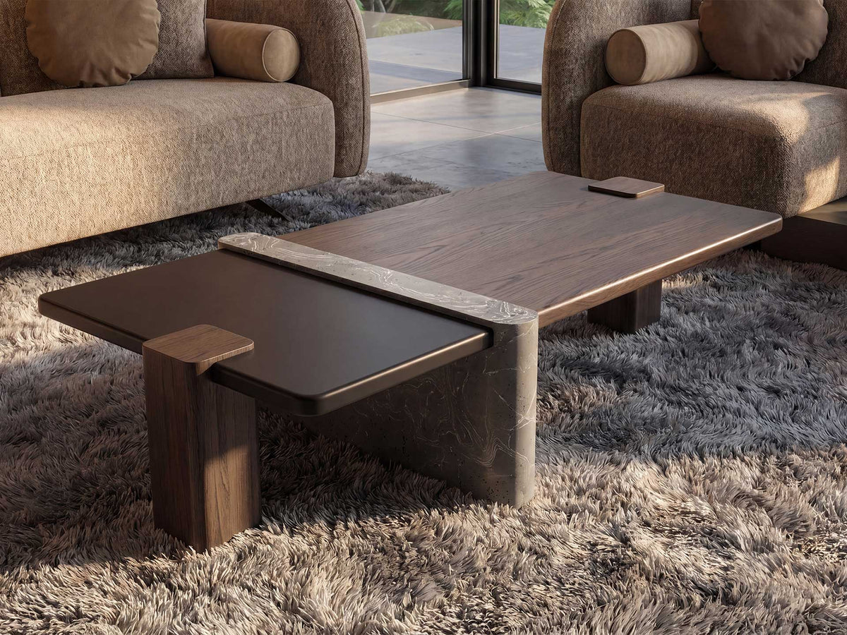 Mora 4 Seater Sofa with Coffee Table
