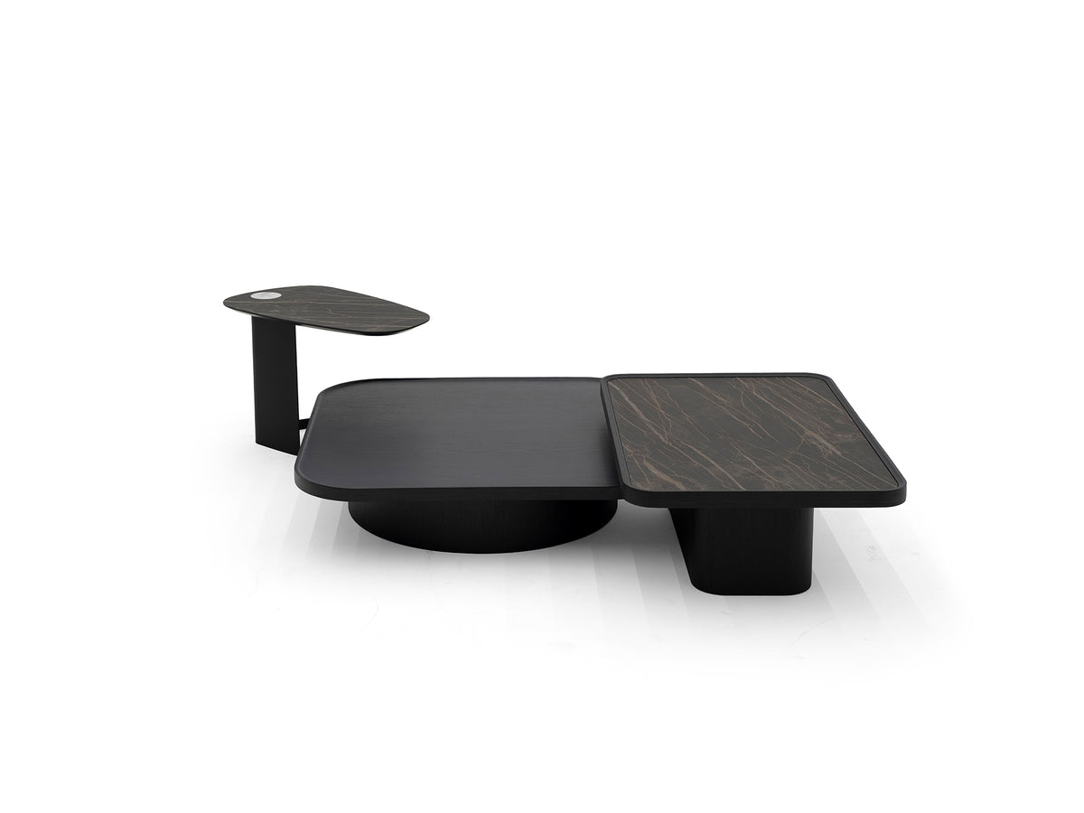 Notte Coffee Table Set (Wood)